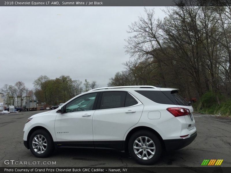 Summit White / Jet Black 2018 Chevrolet Equinox LT AWD