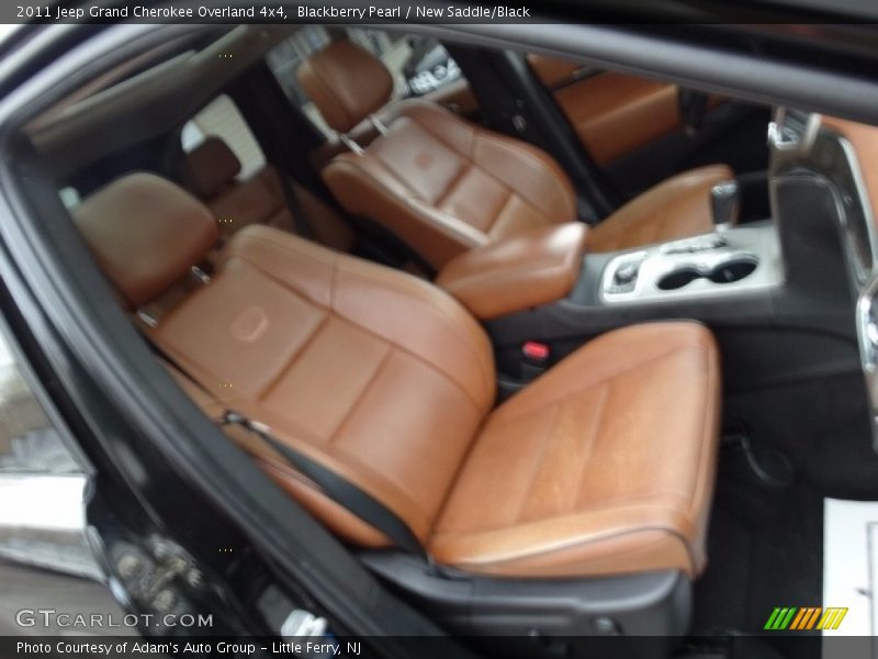 Blackberry Pearl / New Saddle/Black 2011 Jeep Grand Cherokee Overland 4x4