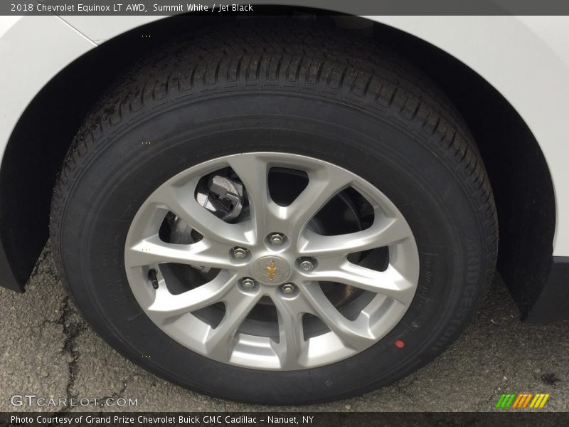 Summit White / Jet Black 2018 Chevrolet Equinox LT AWD