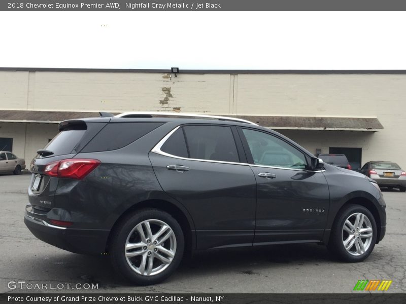 Nightfall Gray Metallic / Jet Black 2018 Chevrolet Equinox Premier AWD