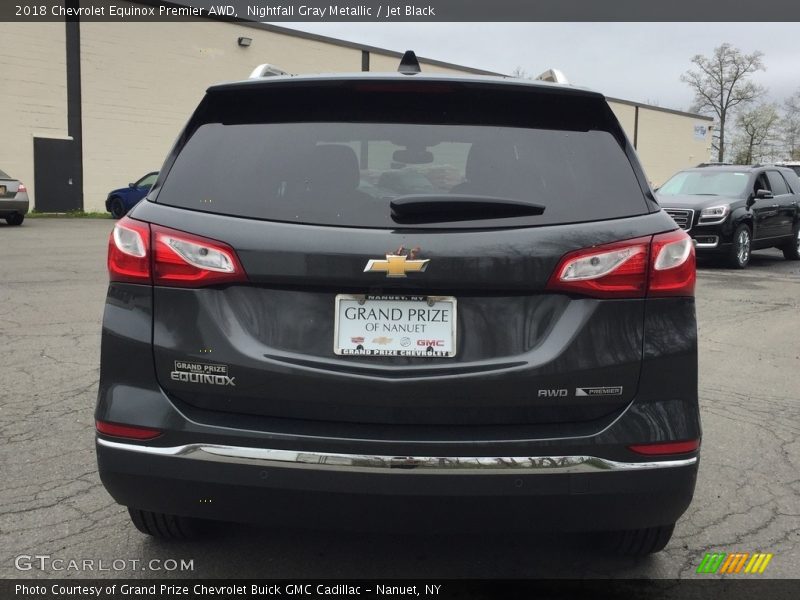 Nightfall Gray Metallic / Jet Black 2018 Chevrolet Equinox Premier AWD