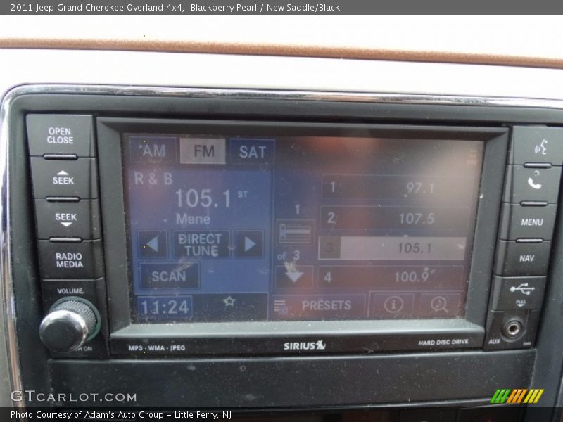 Blackberry Pearl / New Saddle/Black 2011 Jeep Grand Cherokee Overland 4x4