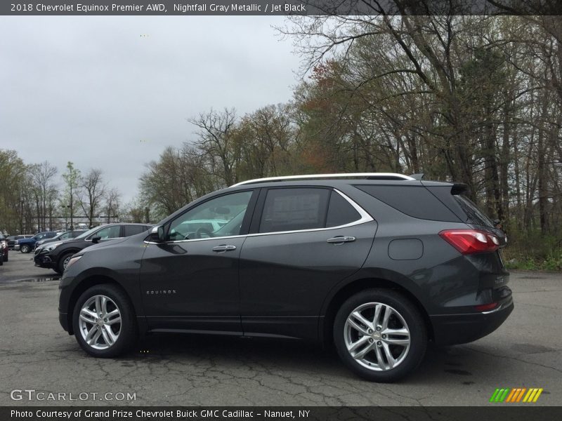 Nightfall Gray Metallic / Jet Black 2018 Chevrolet Equinox Premier AWD