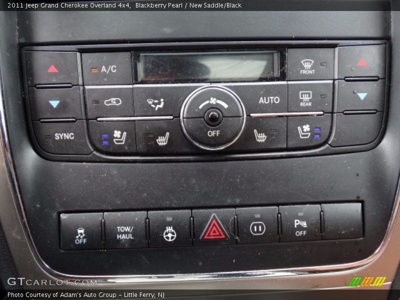 Blackberry Pearl / New Saddle/Black 2011 Jeep Grand Cherokee Overland 4x4