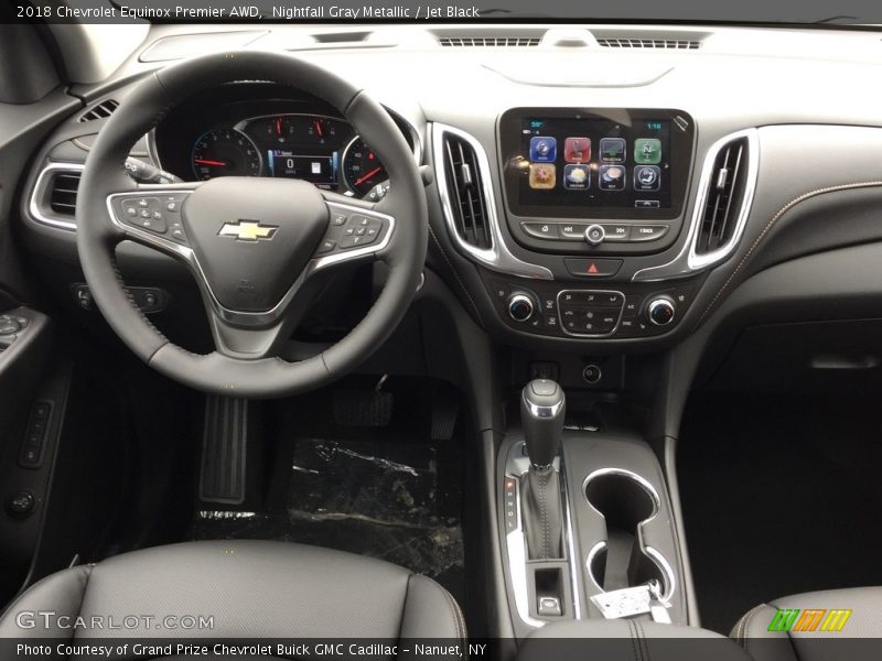 Nightfall Gray Metallic / Jet Black 2018 Chevrolet Equinox Premier AWD
