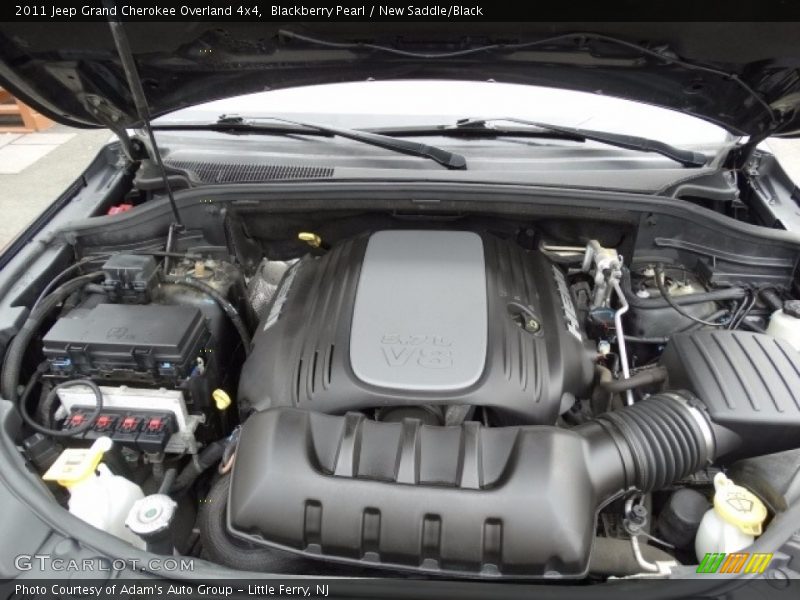 Blackberry Pearl / New Saddle/Black 2011 Jeep Grand Cherokee Overland 4x4