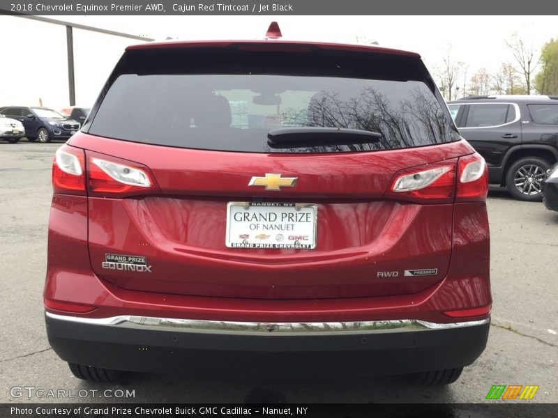Cajun Red Tintcoat / Jet Black 2018 Chevrolet Equinox Premier AWD