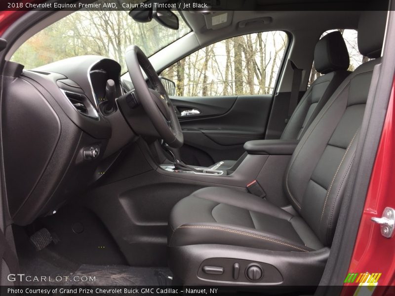 Front Seat of 2018 Equinox Premier AWD
