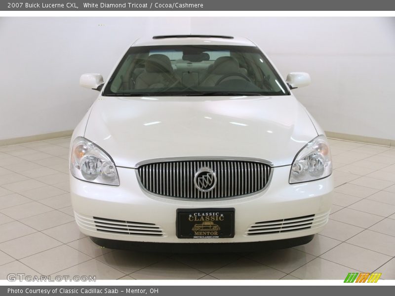 White Diamond Tricoat / Cocoa/Cashmere 2007 Buick Lucerne CXL