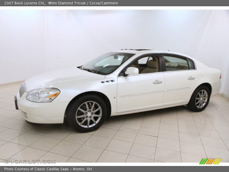 White Diamond Tricoat / Cocoa/Cashmere 2007 Buick Lucerne CXL