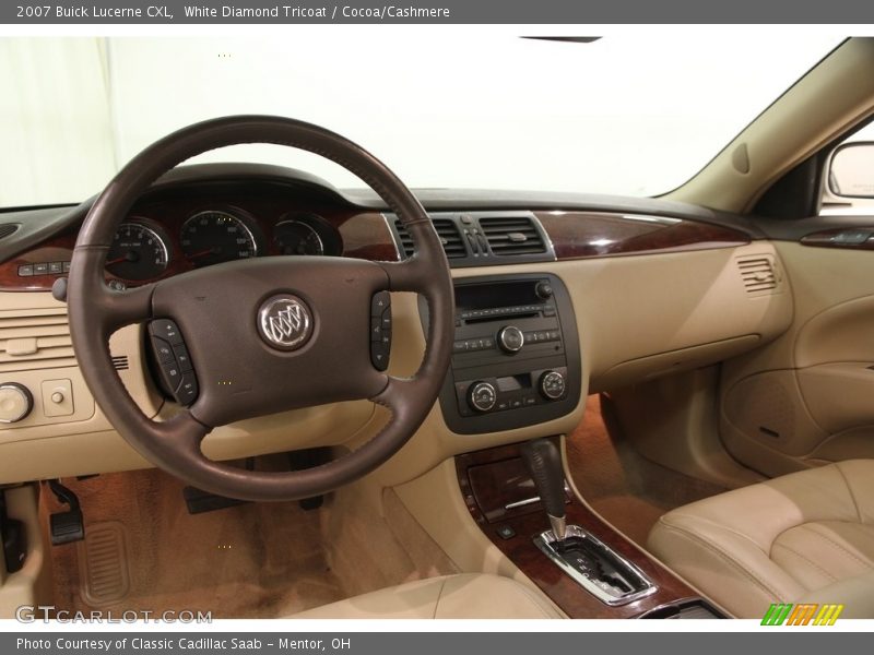 White Diamond Tricoat / Cocoa/Cashmere 2007 Buick Lucerne CXL