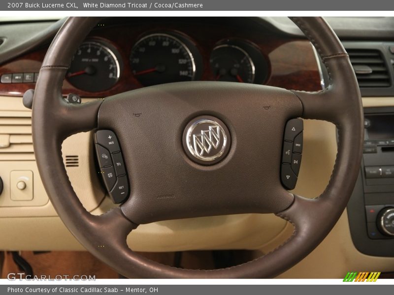 White Diamond Tricoat / Cocoa/Cashmere 2007 Buick Lucerne CXL