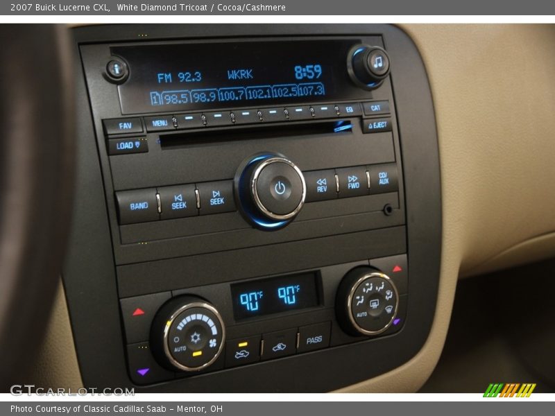White Diamond Tricoat / Cocoa/Cashmere 2007 Buick Lucerne CXL