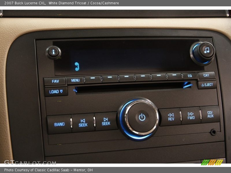 White Diamond Tricoat / Cocoa/Cashmere 2007 Buick Lucerne CXL