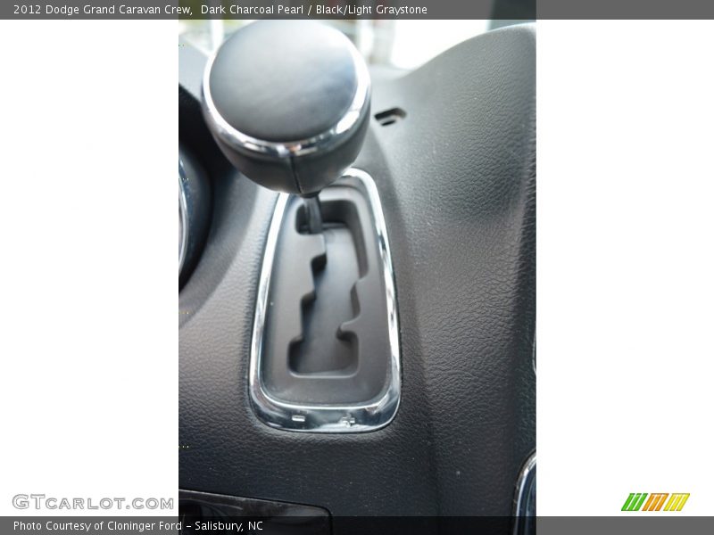 Dark Charcoal Pearl / Black/Light Graystone 2012 Dodge Grand Caravan Crew