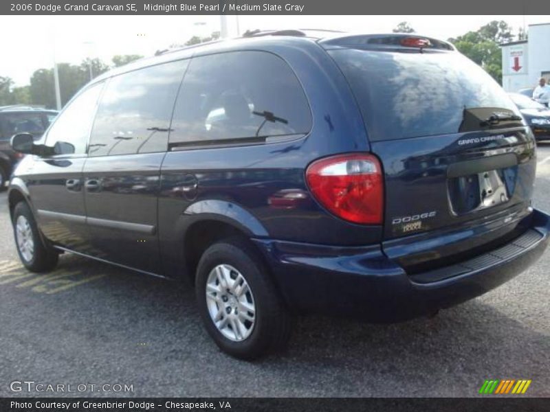 Midnight Blue Pearl / Medium Slate Gray 2006 Dodge Grand Caravan SE