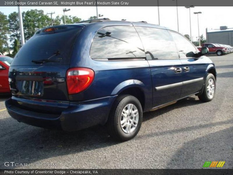 Midnight Blue Pearl / Medium Slate Gray 2006 Dodge Grand Caravan SE