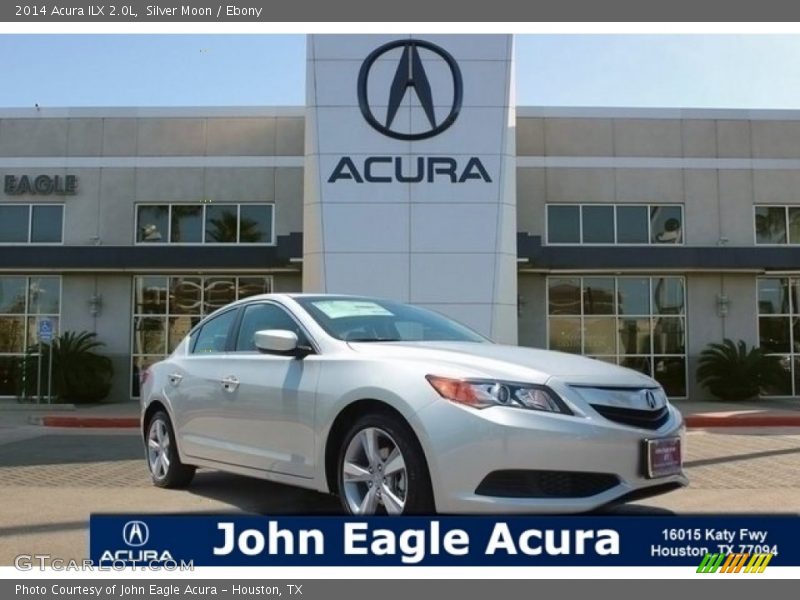 Silver Moon / Ebony 2014 Acura ILX 2.0L