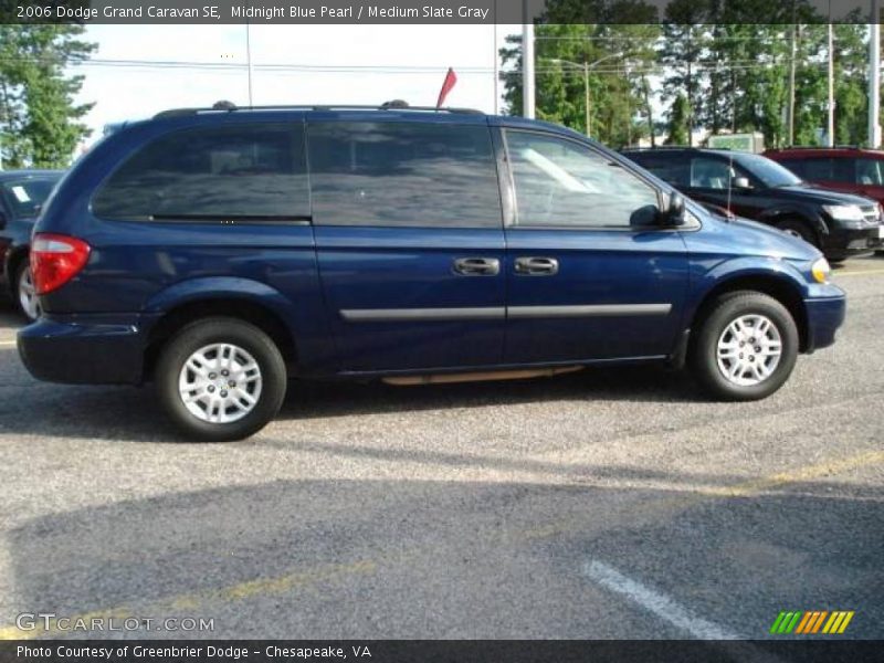 Midnight Blue Pearl / Medium Slate Gray 2006 Dodge Grand Caravan SE