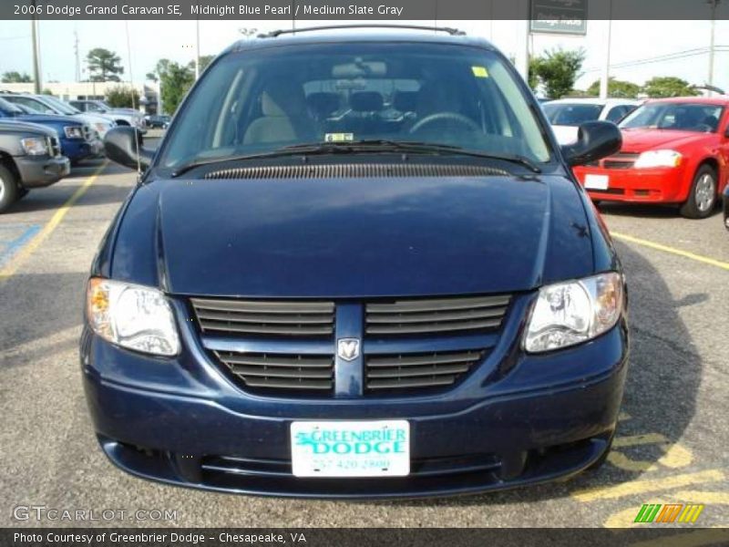 Midnight Blue Pearl / Medium Slate Gray 2006 Dodge Grand Caravan SE