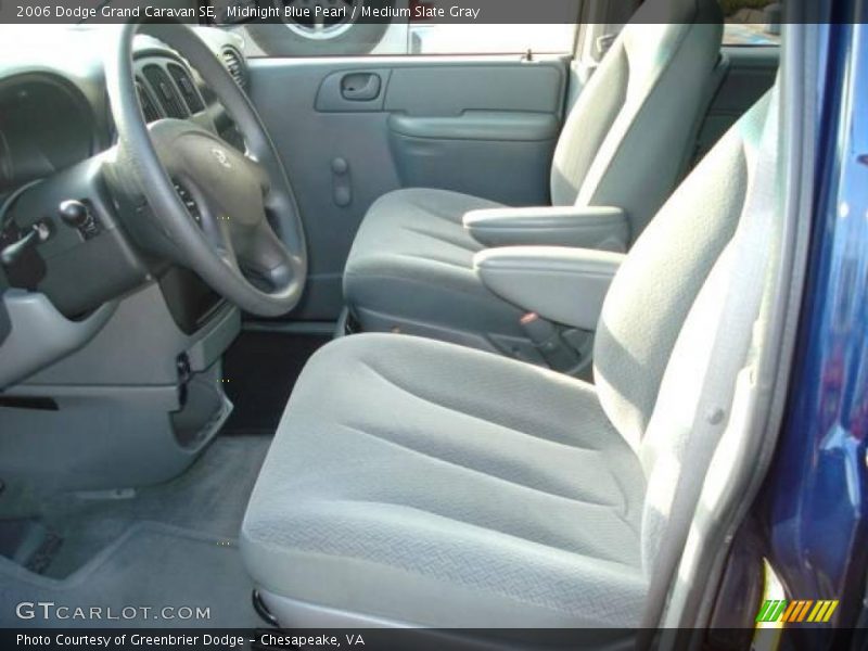 Midnight Blue Pearl / Medium Slate Gray 2006 Dodge Grand Caravan SE