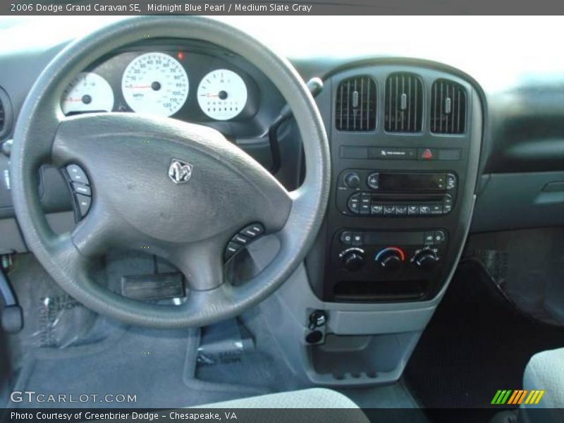 Midnight Blue Pearl / Medium Slate Gray 2006 Dodge Grand Caravan SE