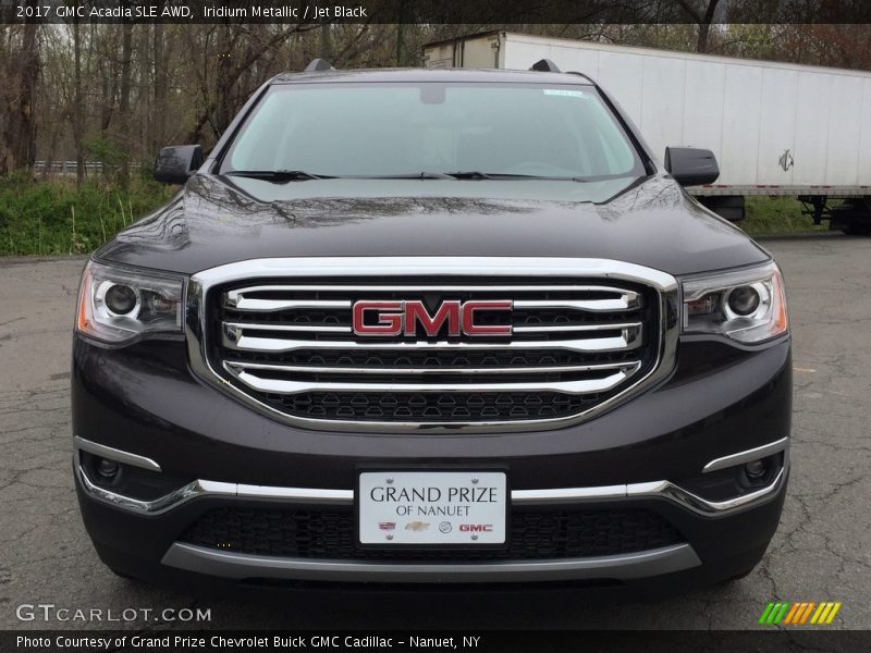 Iridium Metallic / Jet Black 2017 GMC Acadia SLE AWD