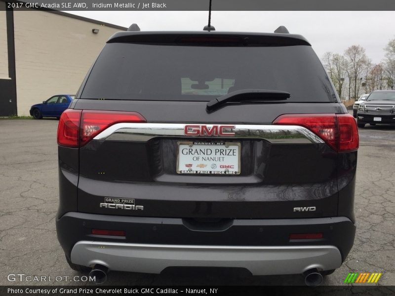 Iridium Metallic / Jet Black 2017 GMC Acadia SLE AWD