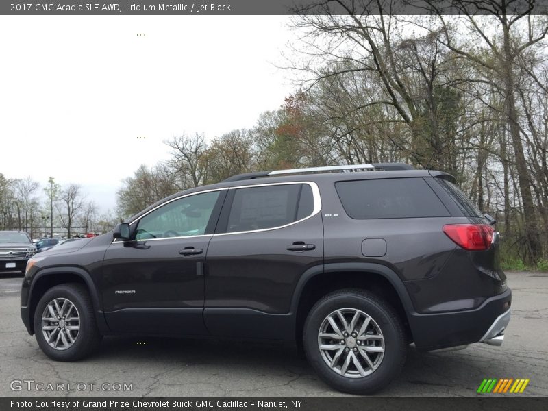 Iridium Metallic / Jet Black 2017 GMC Acadia SLE AWD