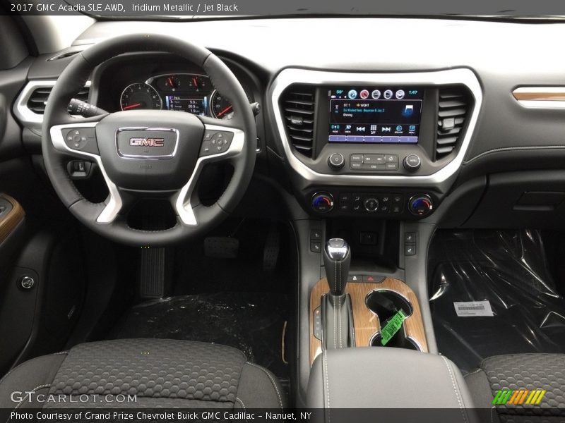 Iridium Metallic / Jet Black 2017 GMC Acadia SLE AWD