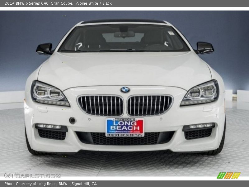 Alpine White / Black 2014 BMW 6 Series 640i Gran Coupe