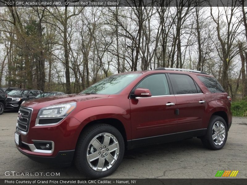 Crimson Red Tintcoat / Ebony 2017 GMC Acadia Limited AWD