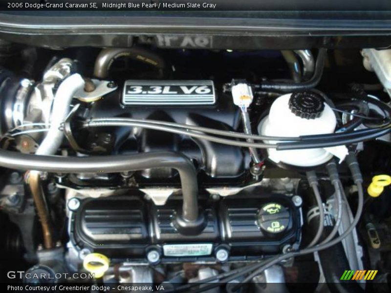 Midnight Blue Pearl / Medium Slate Gray 2006 Dodge Grand Caravan SE