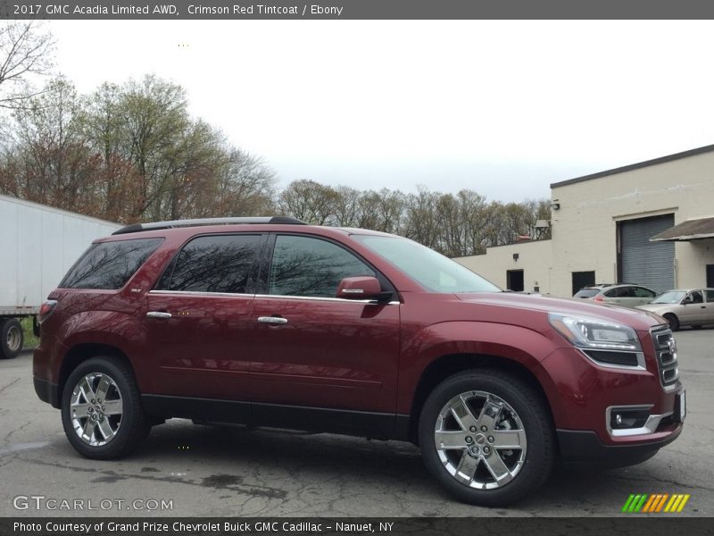 Crimson Red Tintcoat / Ebony 2017 GMC Acadia Limited AWD