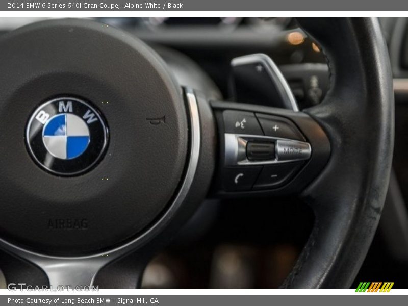 Alpine White / Black 2014 BMW 6 Series 640i Gran Coupe