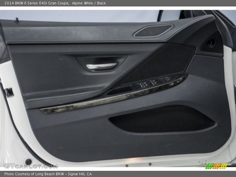 Alpine White / Black 2014 BMW 6 Series 640i Gran Coupe