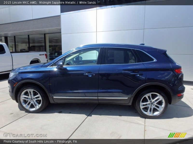 Midnight Sapphire Metallic / White Sands 2015 Lincoln MKC AWD