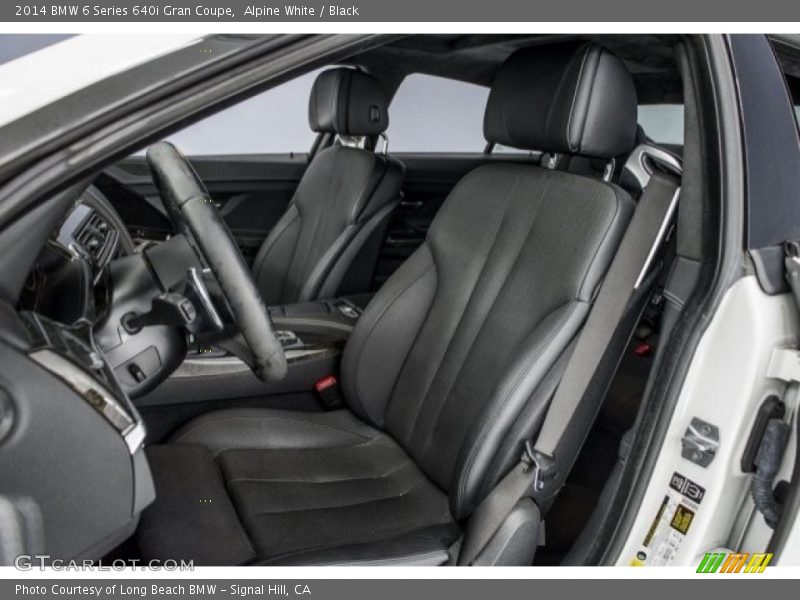 Alpine White / Black 2014 BMW 6 Series 640i Gran Coupe