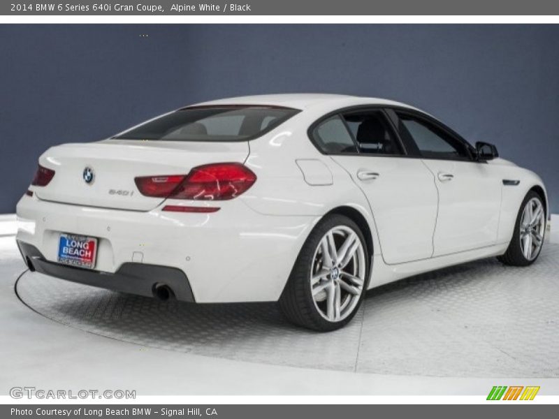 Alpine White / Black 2014 BMW 6 Series 640i Gran Coupe