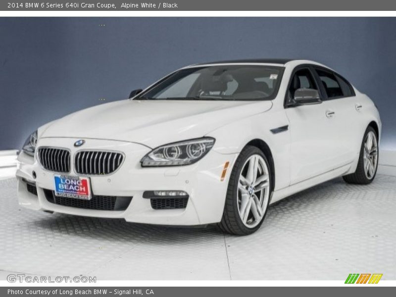 Alpine White / Black 2014 BMW 6 Series 640i Gran Coupe