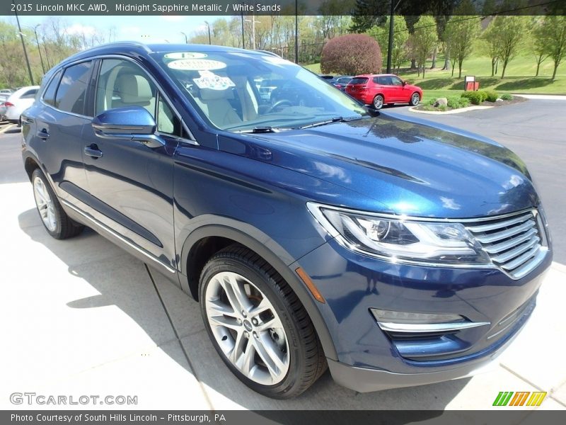 Midnight Sapphire Metallic / White Sands 2015 Lincoln MKC AWD