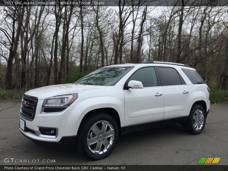 White Frost Tricoat / Ebony 2017 GMC Acadia Limited AWD