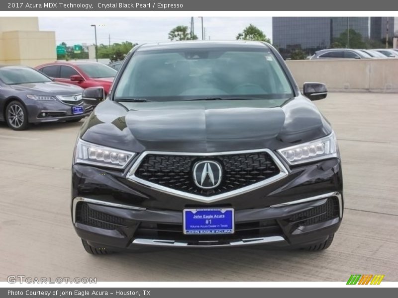 Crystal Black Pearl / Espresso 2017 Acura MDX Technology