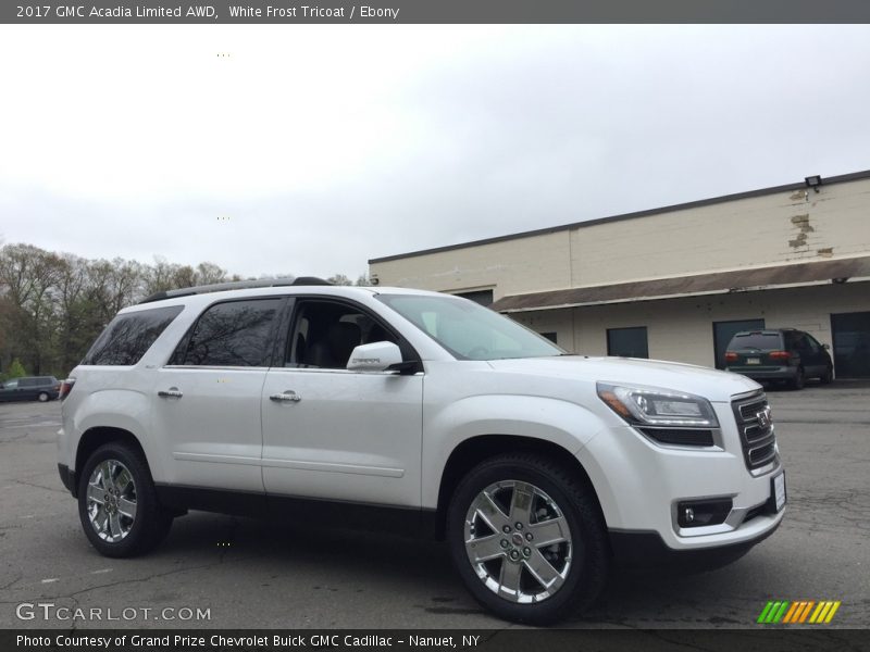White Frost Tricoat / Ebony 2017 GMC Acadia Limited AWD