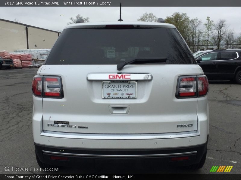 White Frost Tricoat / Ebony 2017 GMC Acadia Limited AWD