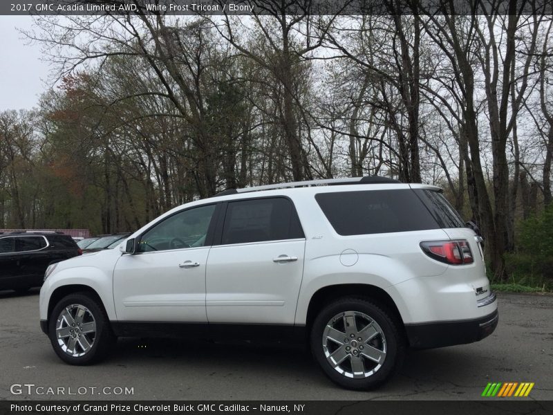 White Frost Tricoat / Ebony 2017 GMC Acadia Limited AWD