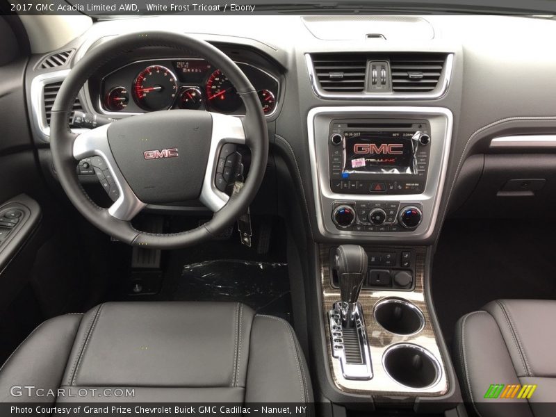 White Frost Tricoat / Ebony 2017 GMC Acadia Limited AWD