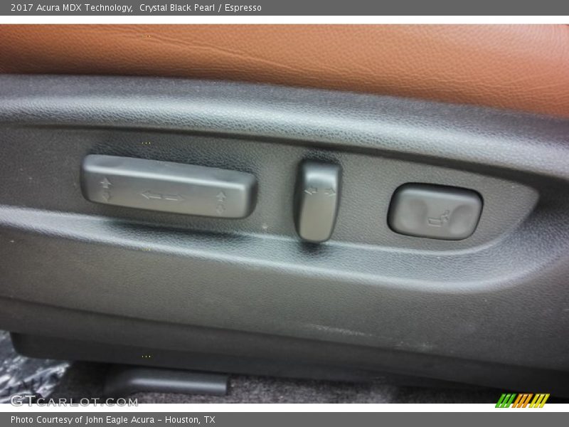 Crystal Black Pearl / Espresso 2017 Acura MDX Technology
