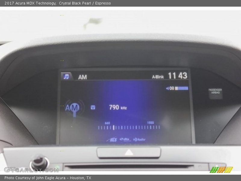 Crystal Black Pearl / Espresso 2017 Acura MDX Technology