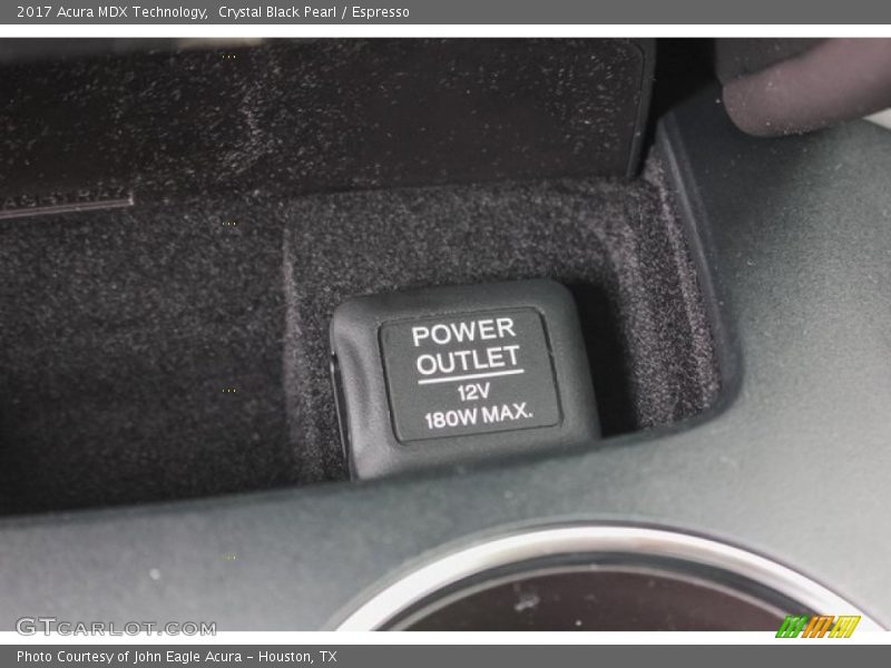 Crystal Black Pearl / Espresso 2017 Acura MDX Technology